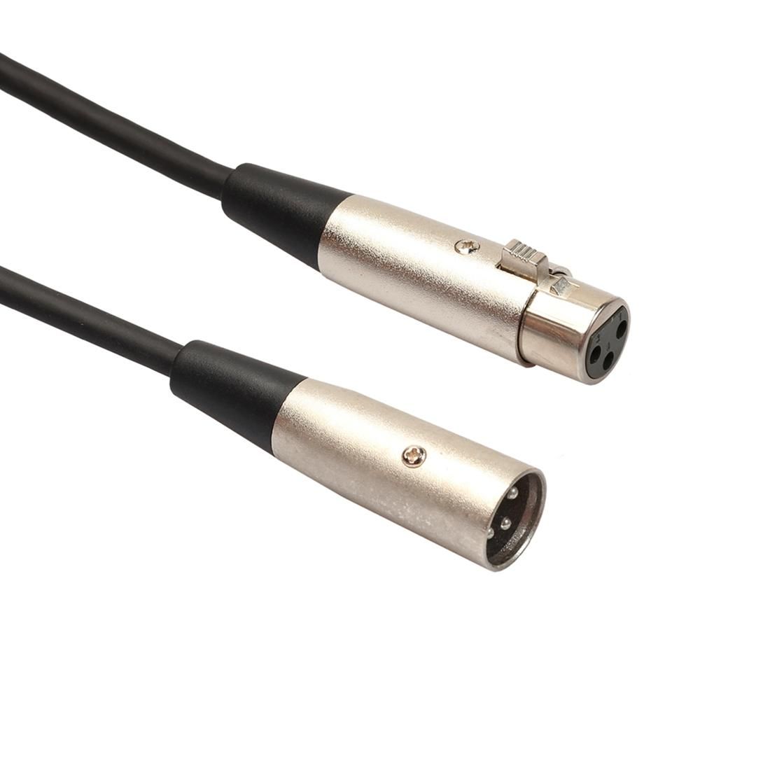 15m 3-Pin XLR Male to XLR Female MIC Shielded Cable Microphone Audio Cord