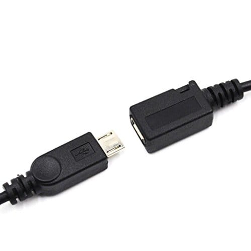 Micro USB Male to USB Female Host OTG Cable + Micro USB Adapter Y Splitter