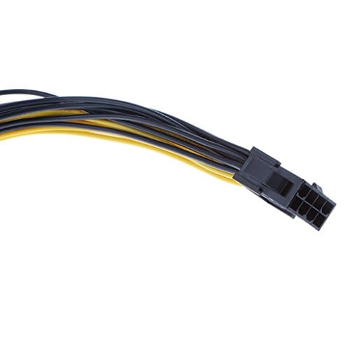 8Pin to 2x8 Pin (6+2) PCI Express Adapter Graphics Splitter Extension Cable