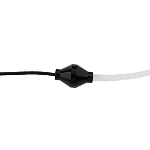 3.5mm In Ear Air Tube Anti-radiation Earphone Microphone Headphone Single Earpiece Black