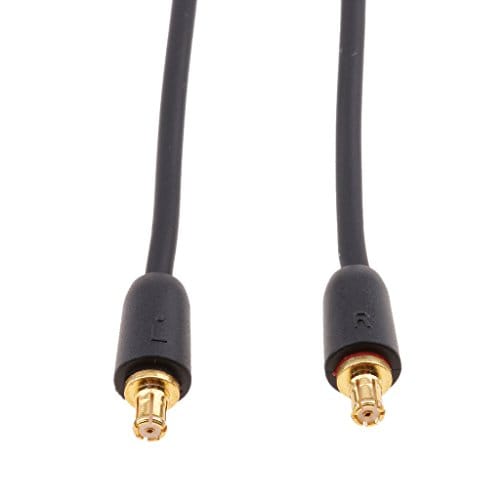 3.5mm Male to A2DC Upgrade Cable for Audio-Technica Ls200 300 Earphone Audio Cord Black