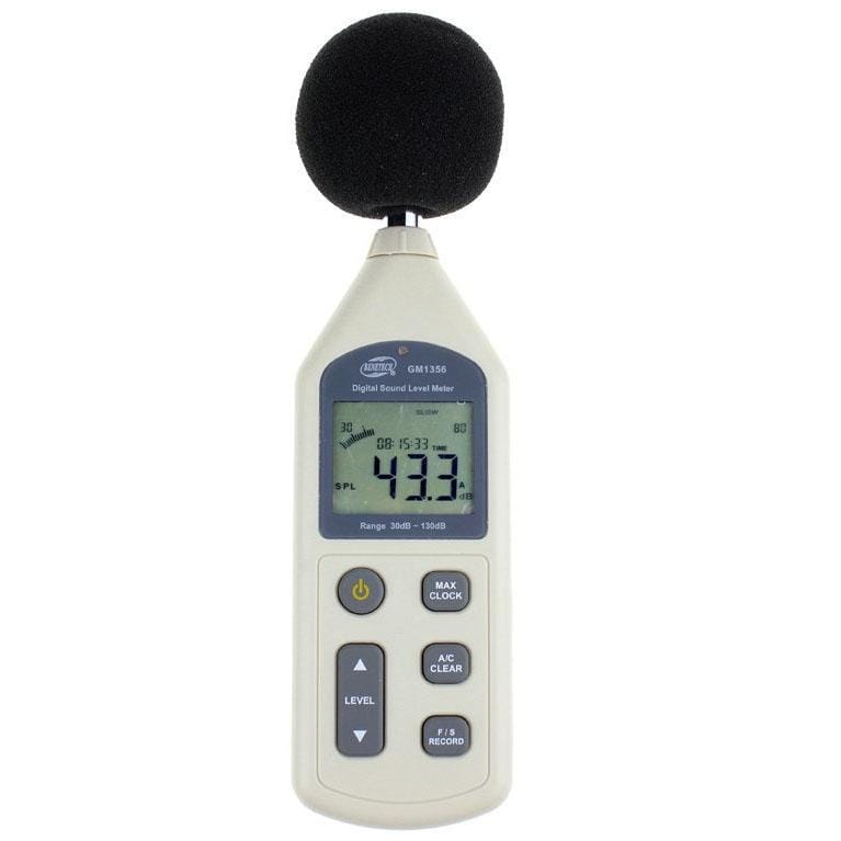 Digital Sound Level Meter with USB Port (Beige)