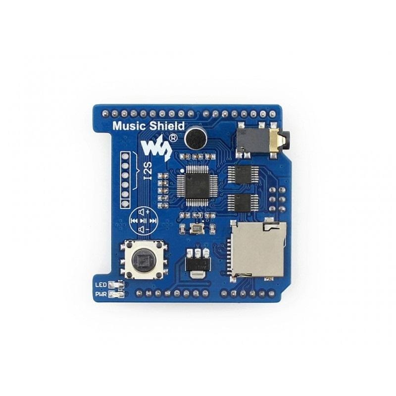 Waveshare Music Shield, VS1053B Audio Play/Record