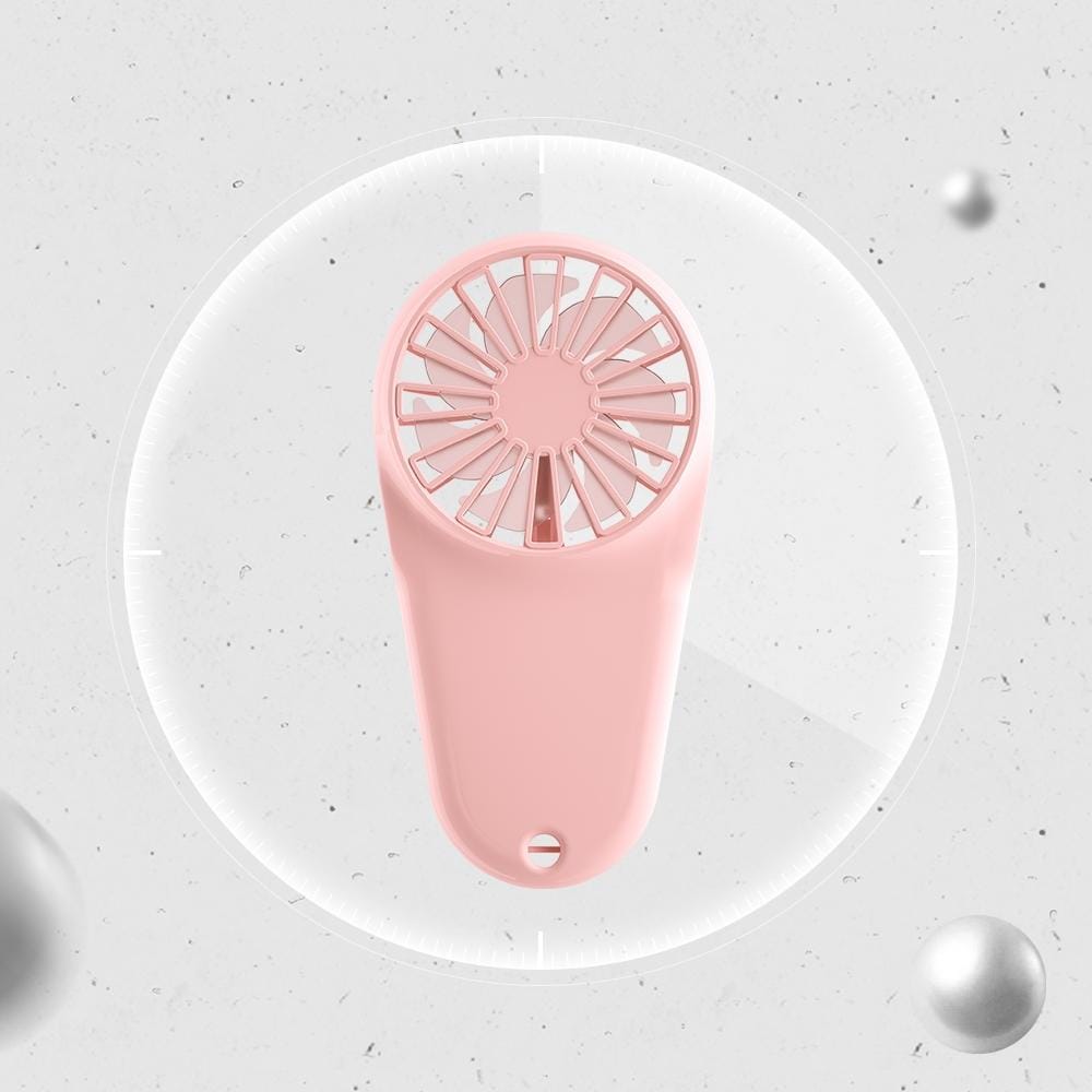 ROCK F3 Portable Handheld Electric Fan with 2-level Speed Adjustment (White)
