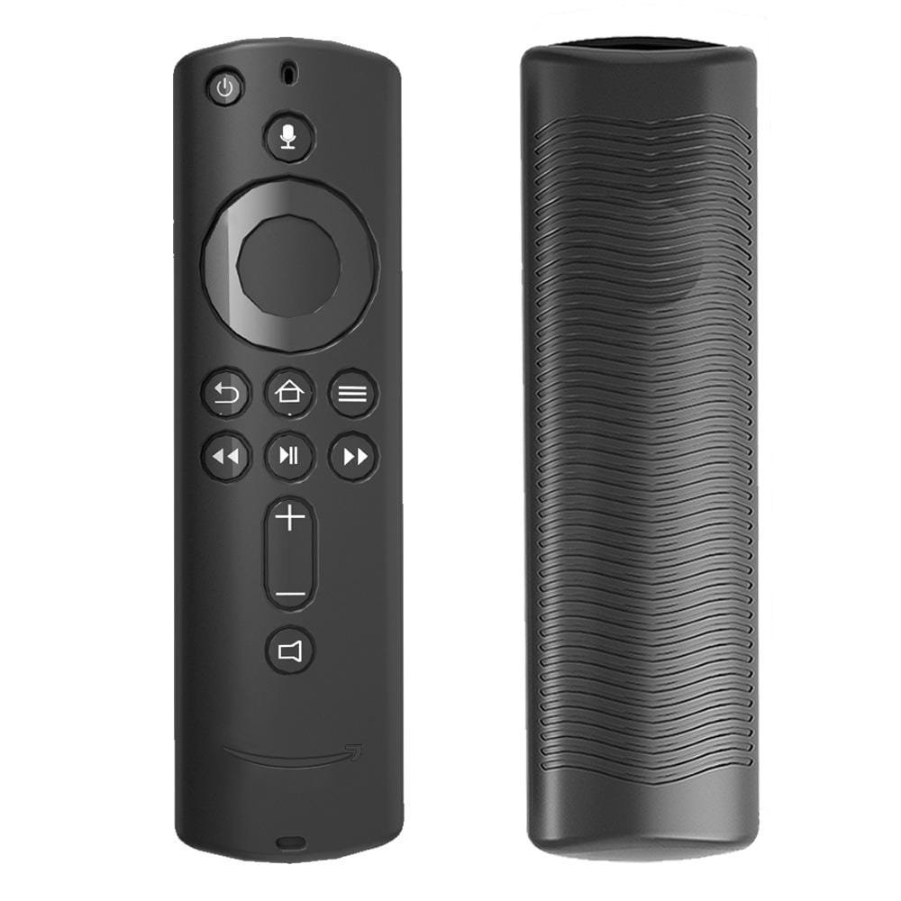 Non-slip Texture Washable Silicone Remote Control Cover for Amazon Fire TV Remote Controller (Blue)