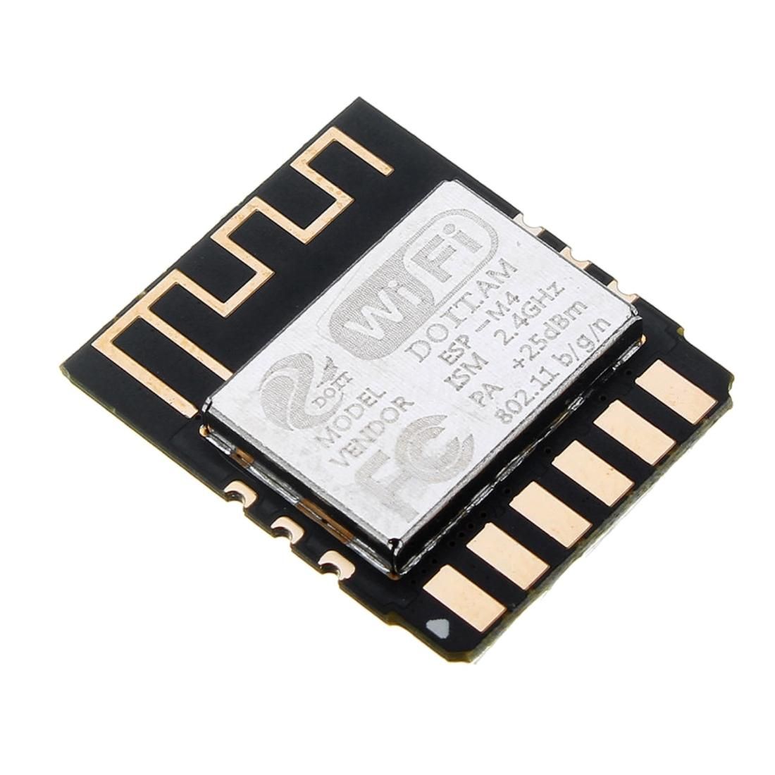 LDTR-WG0264 ESP-M4 Wireless WiFi Module ESP8285 Serial Port Transmission Control Module, Compatible with ESP8266,  Transparent Transmission Firmware (Black)