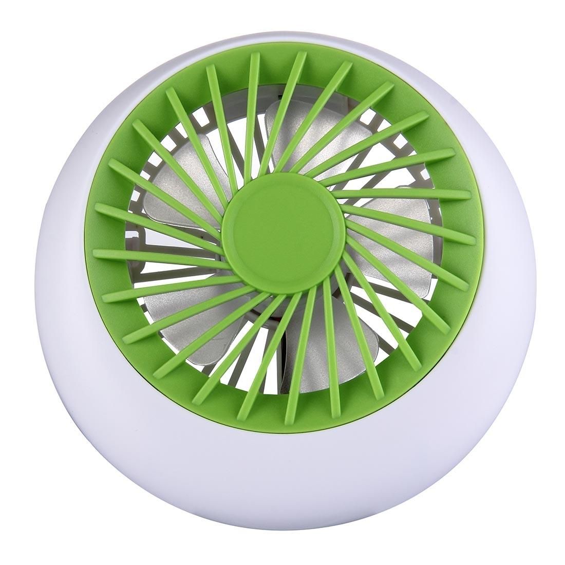Tian Yan Mini USB Ultra-quiet Rechargeable Fans with Hidden Holder (Green)