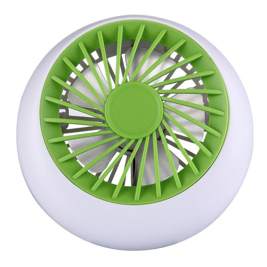 Tian Yan Mini USB Ultra-quiet Rechargeable Fans with Hidden Holder (Green)