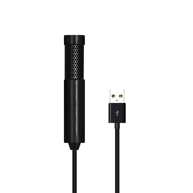 Yanmai SF555B Mini Professional USB 2.0 Studio Stereo Condenser Recording Microphone, Cable Length: 1.5m, Compatible with PC and Mac for Live Broadcast Show, KTV, etc. (Black)