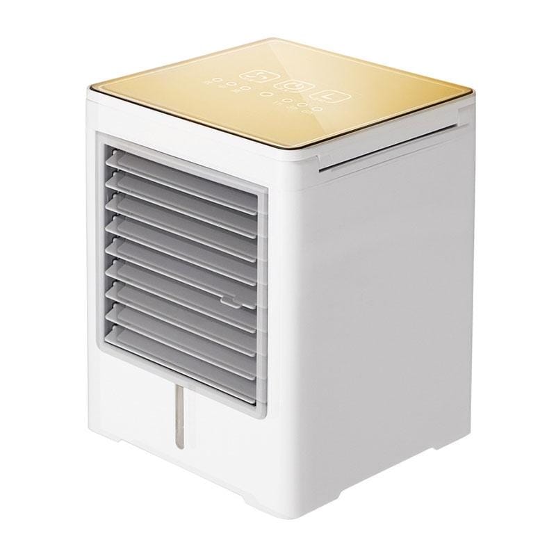 Touch-sensitive Timing Mini USB Cooling Fan Air-conditioning Fan (Rose Gold)