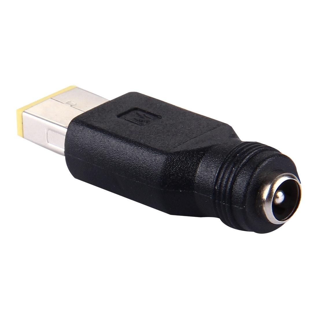 5.5x2.1mm Female to Big Square  Male Interfaces Power Adapters for Lenovo Laptop Notebook