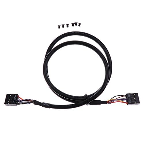 Front Panel 4 Ports USB 3.0 + 2 Ports USB 2.0 HUB Expansion Adapter with 15 Pin SATA Power Adapter
