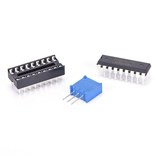 Audio Level Indicator Kit LM3915 DIY Module DC9V-12V 10 Segment Tin-Treated Pads