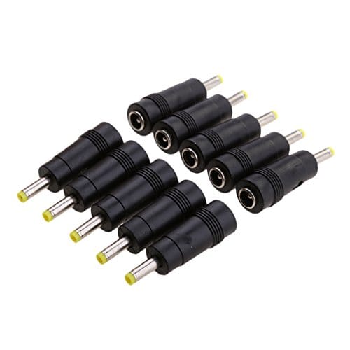 10 Pieces 5.5 X 2.1mm Female To 4.0x 1.7mm Male DC Plug Adapter Connector