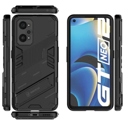 Back Cover for Realme GT 2, Realme GT NEO 2  (Black)