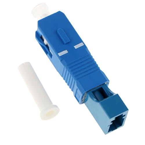 2.5 to 1.25mm SC Male to LC Female Adapter Single Mode Fiber Optic Connector
