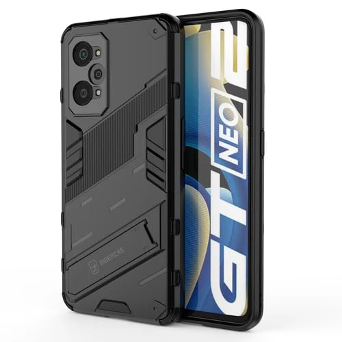 Back Cover for Realme GT 2, Realme GT NEO 2  (Black)