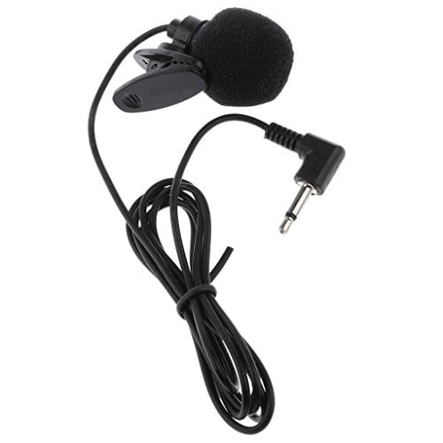 Protbale Wireless Lavalier (Lapel) Microphone System with Bodypack Transmitter and 6.35mm Jack Receiver Set