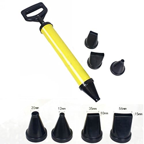 Mortar Gun for Brick Pointing and Tile Grouting Cement Applicator Tool Kit