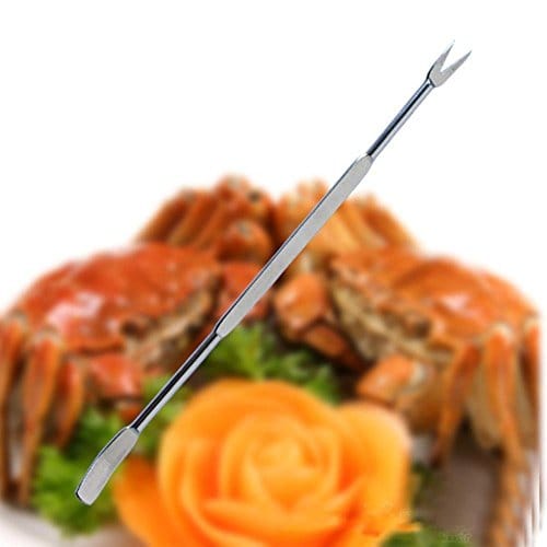 8Pcs Walnut Nutcracker Seafood Lobster Crab Sheller Nut Opener Fork Pick Set