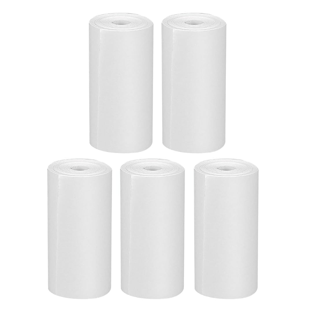 5Pcs Thermal Printing Paper Durable Photo Print Paper Rolls for Kids Instant Print Camera