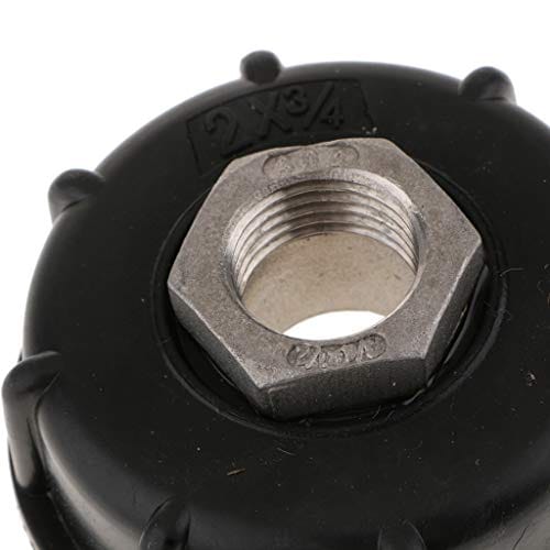 IBC Tote Water Tank Adapter Cap 60mm Coarse Thread to 1/2Internal Thread