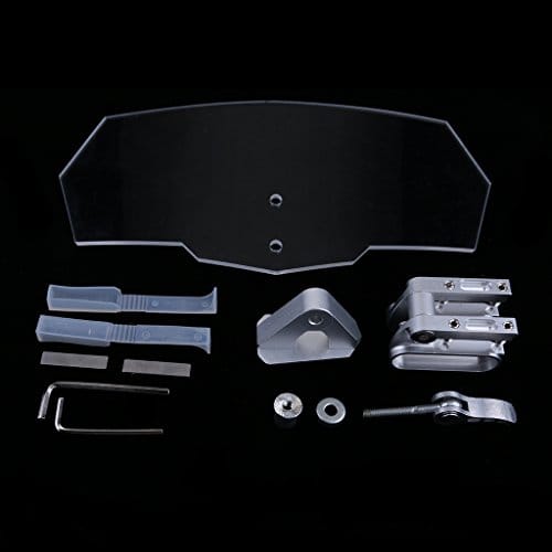 Universal Motorcycle Adjustable Extension Deflector Windscreen Windshield Spoiler for Harley
