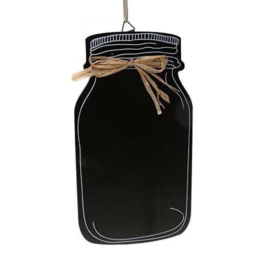 Hanging Wishing Bottle Chalkboard Memo Message Blackboard Home Kitchen Gift