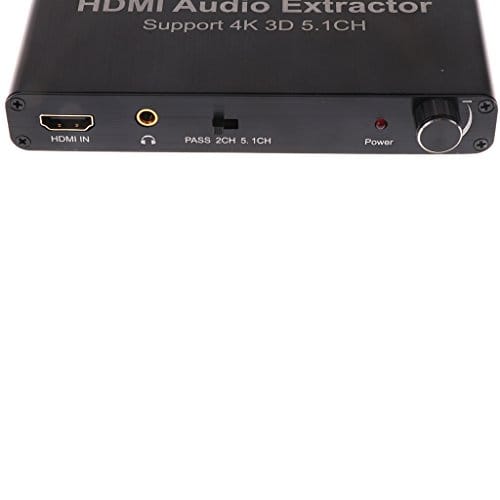 5.1CH 4K 3D HDMI Audio Extractor Converter HDMI to HDMI Decoder Adapter