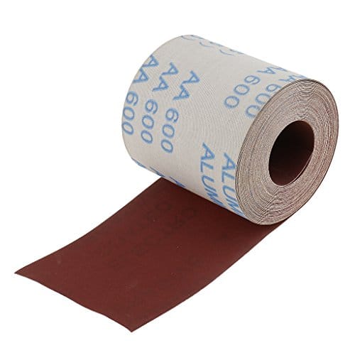 10m x 100mm 600 Grit Water Proof Emery Cloth Sanding Paper for Metalworking