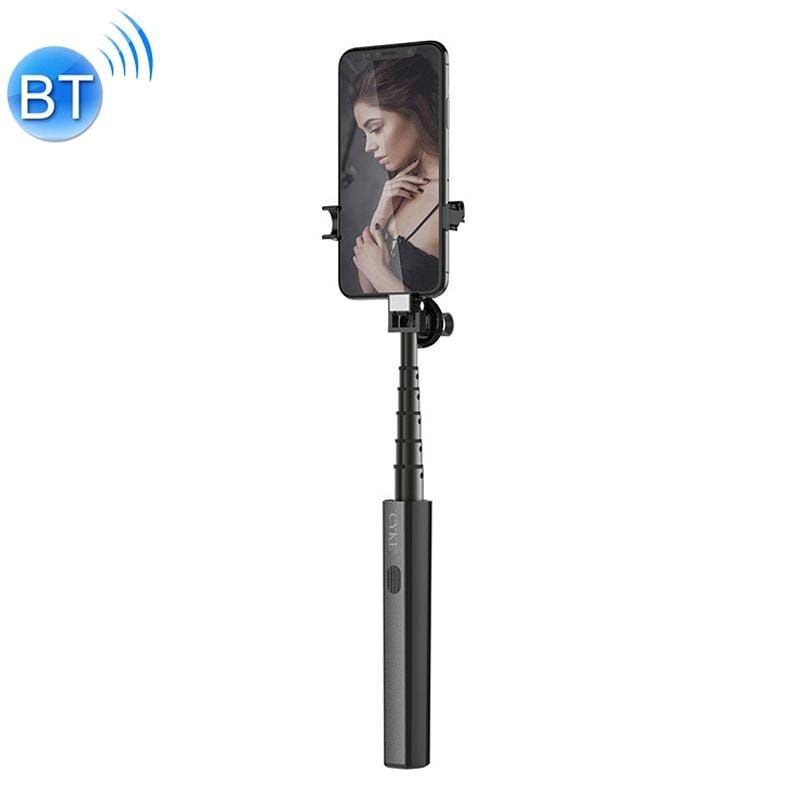 CYKE P9 Universal Stretchable Hidden One-piece Wireless Bluetooth Selfie Stick (Black)