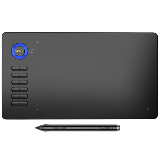 VEIKK A15 10x6 inch 5080 LPI Smart Touch Electronic Graphic Tablet, with Type-C Interface (Blue)