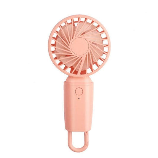 Portable Mini USB Rechargeable Silent Handheld Fan (Pink)