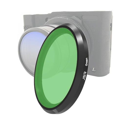 JSR Colored Lens Filter for Panasonic LUMIX LX10 (Green)