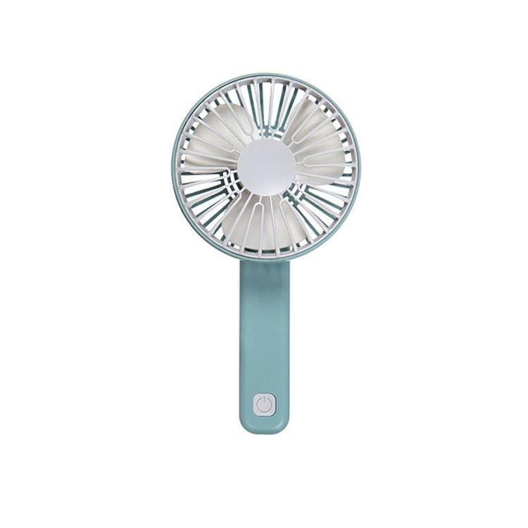 Portable Silent Multi-speed Wind Speed Folding USB Rechargeable Fan (Sky Blue)