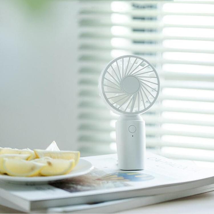 Portable Mini USB Rechargeable Silent Handheld Fan (Blue)