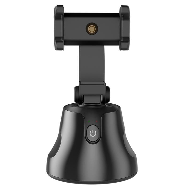 Apai Genie 360 Degree Rotation Panoramic Head Bluetooth Auto Face Tracking Object Tracking Holder with Phone Clamp for Smartphones, GoPro, DSLR Cameras (White)