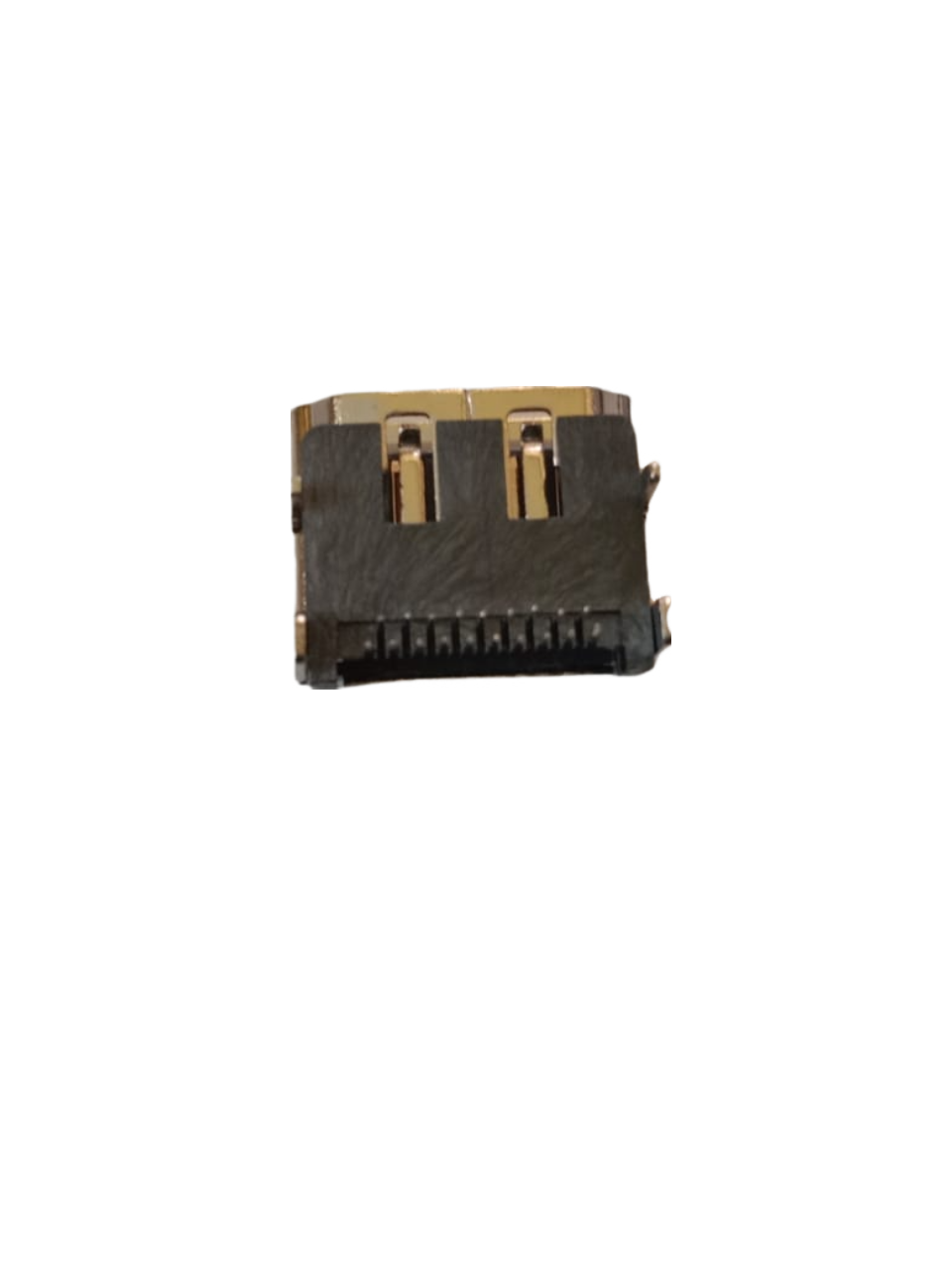 HDMI-19P Female Horizontal Plug-in Board With Fixed Columns ( Two Rows of Needles and Four Pins Without Fixed Column)