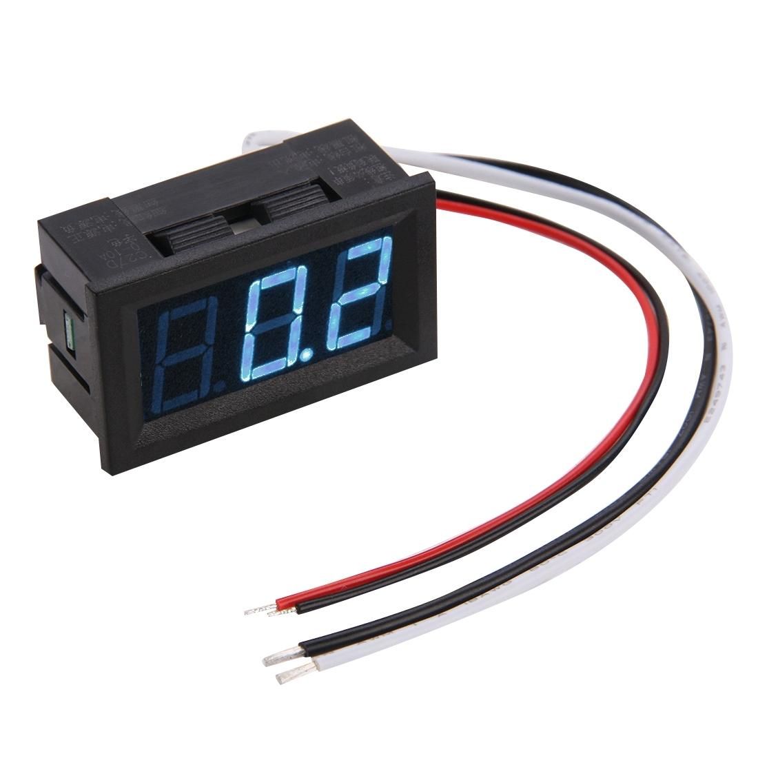 C27D Green Display LED Digital DC 0-10A Current Meter (Style2)
