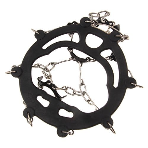 Ice Snow Anti Slip 8 Teeth Spikes Gripper Grip Cleat Shoes Overshoe Crampons