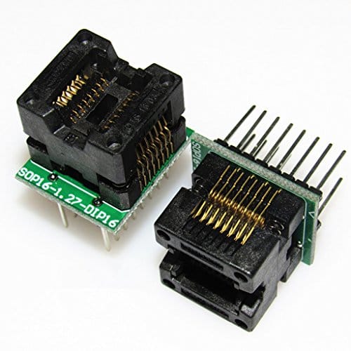 SOP16 SOIC16 to DIP16 IC Tester Socket Programmer Adapter ZIF 1.27mm Pitch