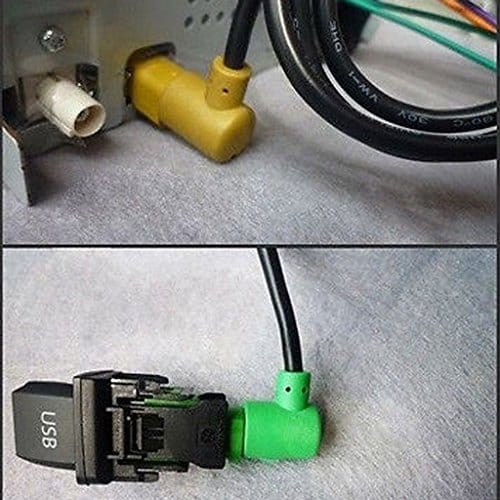 USB Switch Panel Cable for VW RCD510 RCD300+ Golf MK6 Jetta Sagitar Vento