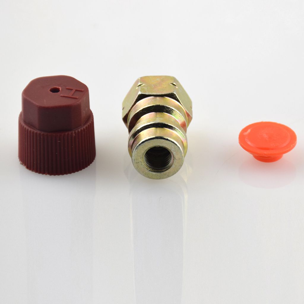 AC A/C Charging 3/8 High Side Adapter Retrofit R12 to R134a Quick Disconnect