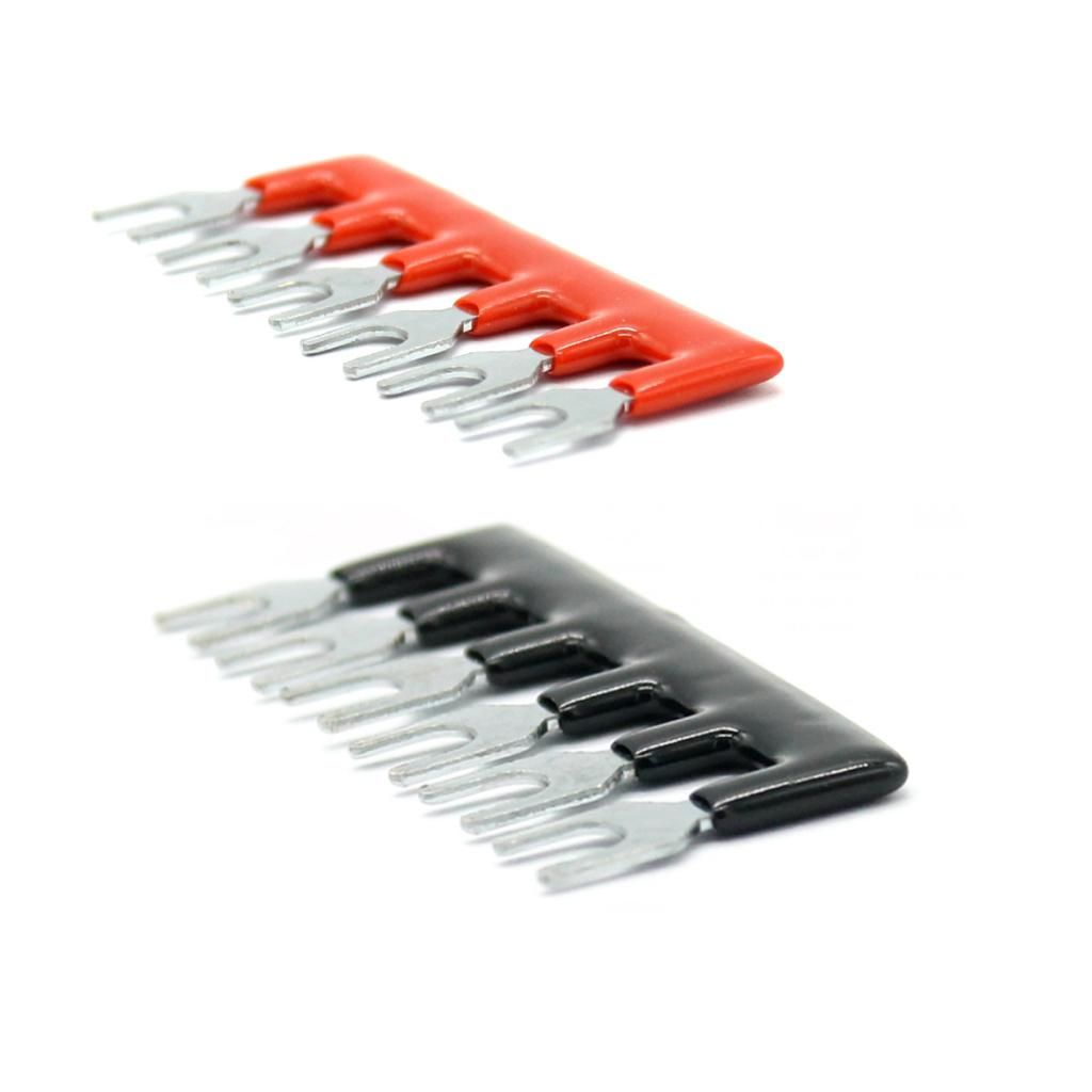 600V 15A 6 Positions Double Row Screw Terminal Block and 6P Strips Kits