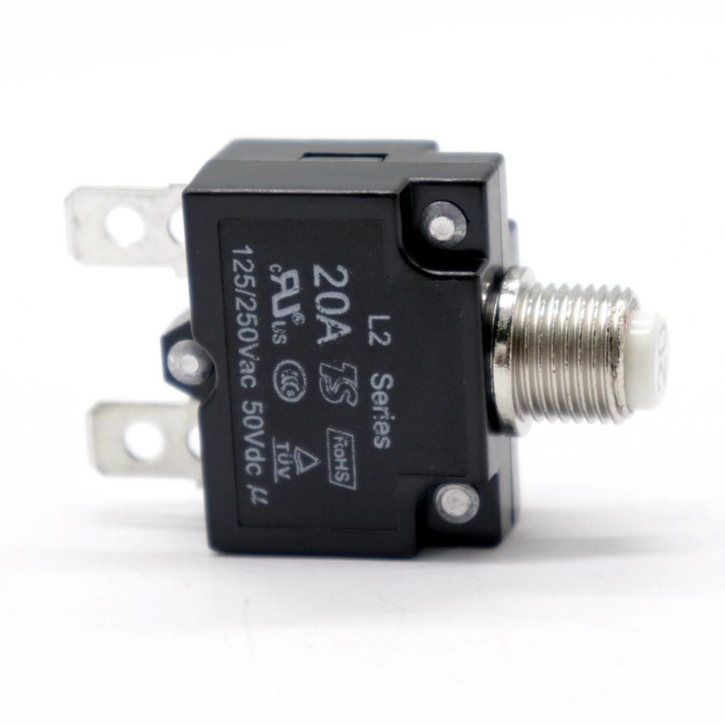 20A Circuit Breaker Overload Protector Switch Fuse Resettable AC 125/250V