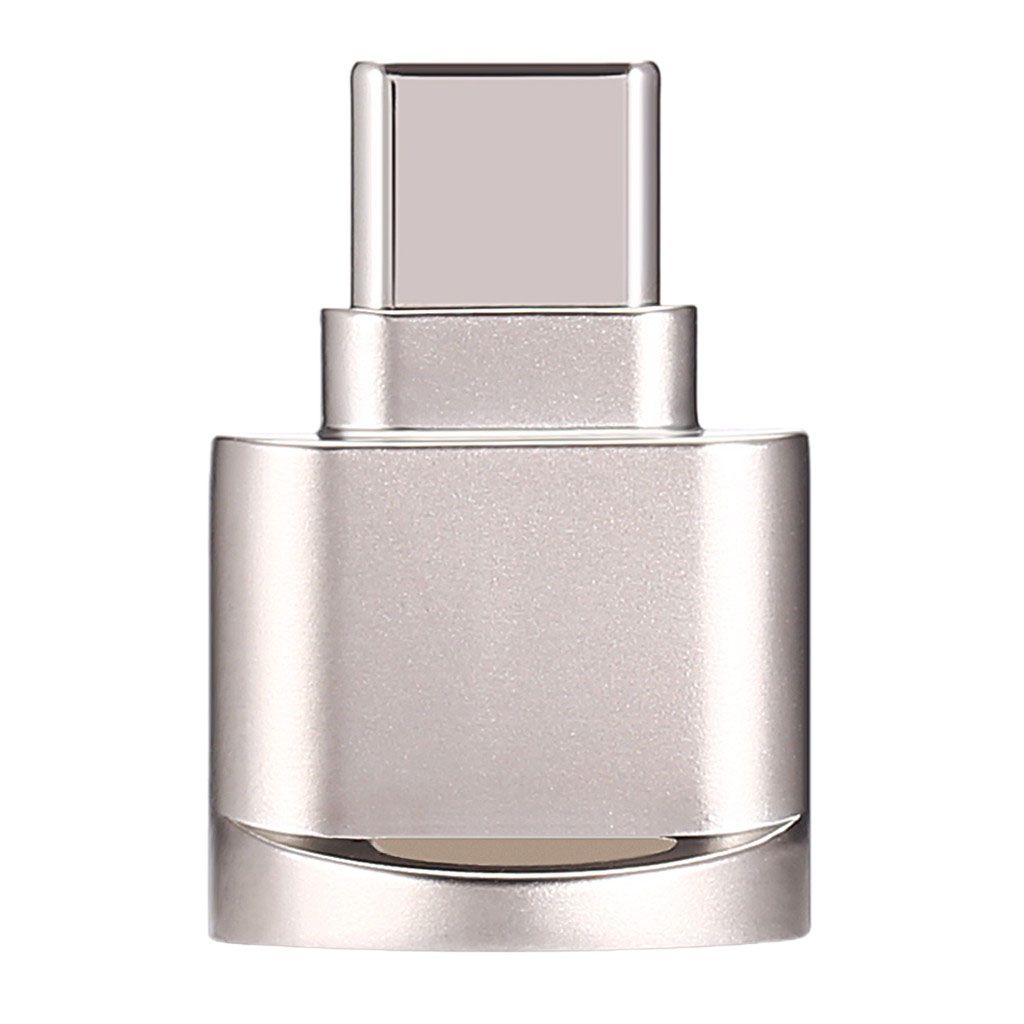 USB 3.1 Type-C to TF Card Reader OTG Adapter for Micro SD Card-Golden