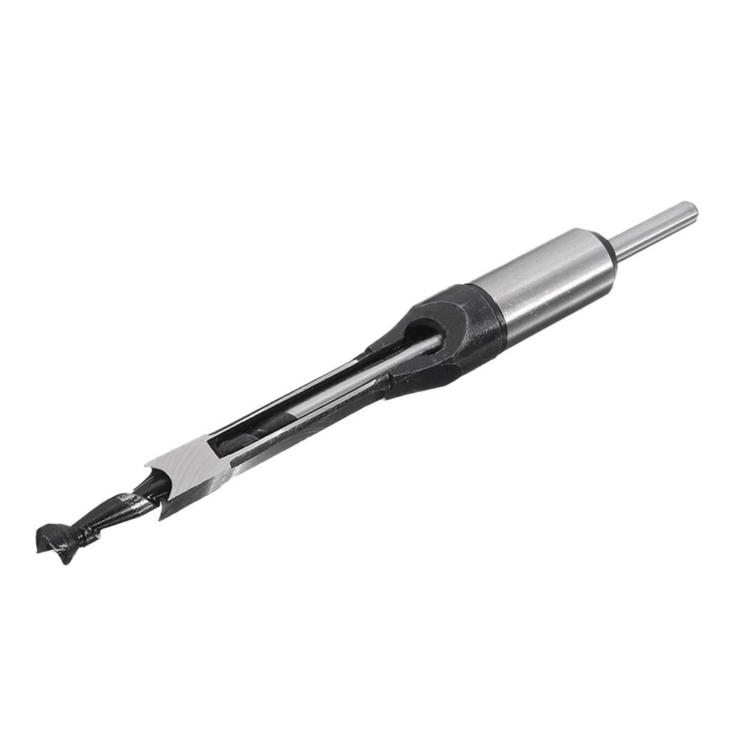 Square Hole Saw Wood Drill Bit Mortising Chisel Woodworking Tool Bit 16mm