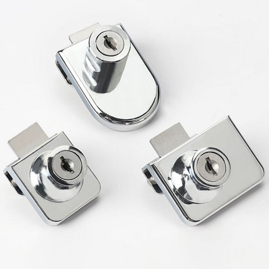 Heavy Duty Display Cabinet Showcase Lock Glass Door Lock  48x35mm A