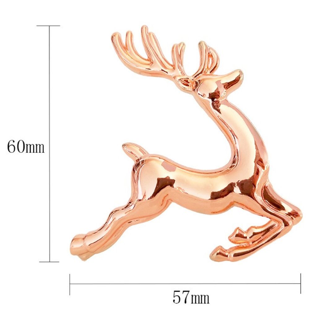 Metal Deer Elk Design Napkin Ring Napkin Holders Serviette Holder Rose Red