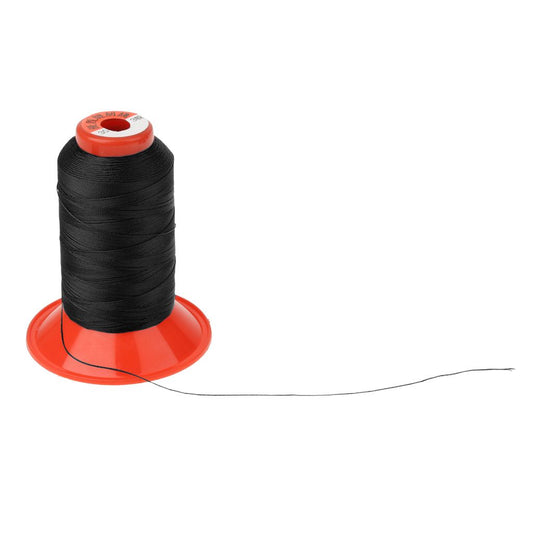 500 Meters Strong Bonded Nylon Tent Backpack Sewing Thread Cord  Black